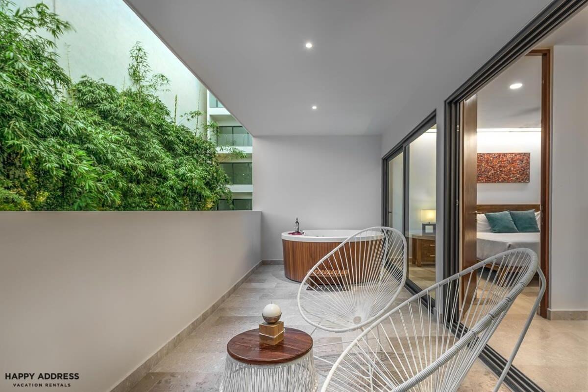 Trendy 1 Bedroom Apartment In Cruz Con Mar Brand New Building Playa del Carmen Esterno foto